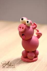 Chocolate Pig Easter Egg Decoration Chocolat Chocolat Paques