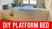 Da muss jede ecke gut genutzt werden! Diy Bed Selfmade Podest Bed Podest Bett Youtube
