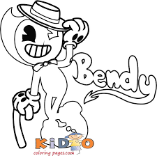 Free coloring sheets cartoon coloring pages coloring pages to print free printable coloring pages colouring pages coloring pages for kids coloring books bendy y boris 9th decorate your cake with this bendy and the ink machine themed edible cake topper image featuring bendy! Bendy Dancing Coloring Pages Printable Kids Coloring Pages