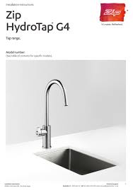 We are proud to be america's no. Zip Hydrotap G4 Series Installation Instructions Manual Pdf Download Manualslib