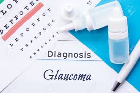 ophthalmology diagnosis glaucoma snellen eye chart two bottles