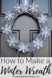 Whether you display a wreath proudly on your front door, over the fireplace mantel, or on a blank wall it can add a sense of snug homeyness to your holiday decor. Creativegreenliving Nonchristmas Winterwreath Winterdecor Wreathideas Valentines Snowflake Easy Wreaths Christmas Wreaths Diy Easy Christmas Wreaths Diy
