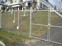 Chain link fence without top rail. Pittsburgh Industrial Chain Link Fencing Allegheny Fence