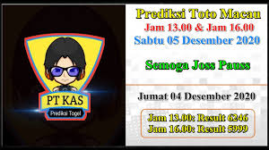 Prediksi Toto Macau Jam 13 00 Jam 16 00 Sabtu 05 Desember 2020 Youtube