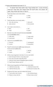 Soal1 latihan unas bahasa indonesia. Pts B Indonesia Worksheet