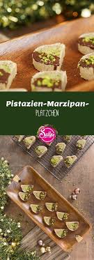 Pistazien Marzipan Platzchen Sallys Blog Marzipan Platzchen Pistazien Marzipan Kekse