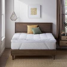 A fiberbed is filled with polyester fiber or down alternative puffball. Rest Haven Hypoallergenic Down Alternative Fiber Bed Mattress Topper Twin On Walmart Accuweather Shop