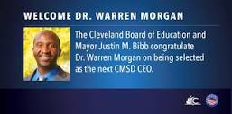 CEO Search / New CEO - Dr. Warren Morgan