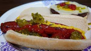 Grilled Hot Dog And Cheeseburger Grilling Hot Dogs Hot Dogs Hot Dog Buns