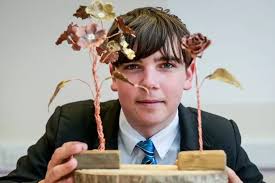 Teenage boy discovers incredible metalwork talent trying to cheer mum up  during breast cancer fight