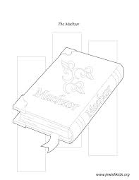Rosh Hashanah Coloring Pages Childrens Crafts And