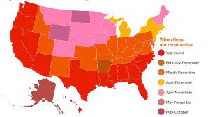 This Flea Season Map Could Save Your Dog S Life Pet Source Usa