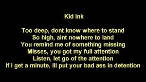 Kid Ink Show Me Ft Chris Brown Lyrics Youtube