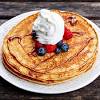 Melt 2 tablespoons butter in a 10 skillet, or a 12 skillet if you can handle it, and pour just enough batter to cover bottom with a thin layer. 3