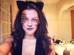Pin By Khima Thapa On Designsby Diana Tiger Makeup Animal Makeup Tiger Costume