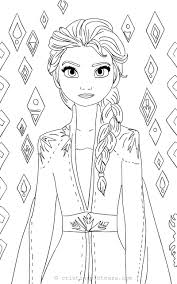 Disney s frozen coloring pages disneyclips com. Elsa Coloring Pages Elsa From Frozen 2 Cristina Is Painting