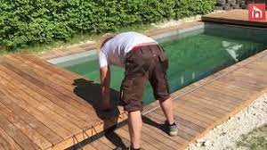 In many cases, the work is priced by the job because there is a difference in grading if you do not like the idea of stepping from the pool onto a hard surface, you may wish to cover the deck with artificial turf. Incredible Disappearing Swimming Pool Cover Doubles As A Deck Youtube
