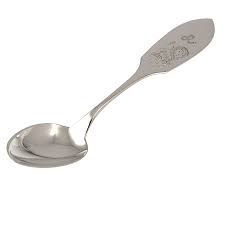 Decorative Silver Spoon With Pahang Coat Of Arms
