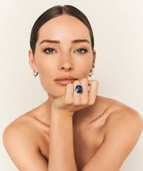 12.35ct Blue Sapphire Regency Ring