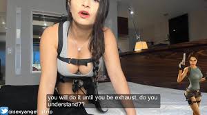 Emanuelly Raquel - Lara Croft Tomb Raider Bad Dragon JOI