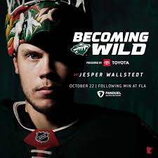 Stay tuned after the game for Becoming Wild: Jesper Wallstedt