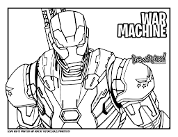 How To Draw War Machine (Avengers: Endgame) Drawing Tutorial - Draw It, Too!