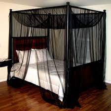 A canopy bed is a bed with a canopy, which is usually hung with bed curtains. Canopy That Can Either Hang From The Ceiling Or Attach To A 4 Poster Bed Canopy Bed Curtains Black Canopy Beds Bed Drapes