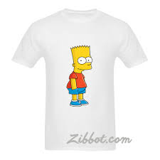 The perfect gift for men everywhere. Bart Simpson T Shirt