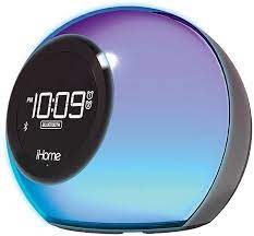 It has a battery backup, and it can double as a speakerphone and communicate with your phone's digital assistant. Amazon Com Ihome Ibt29bc Bluetooth Color Changing Dual Alarm Clock Fm Radio With Usb Charging And Speakerphone Home Audio Theater