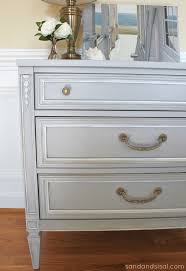 All this was mixed in just a cheap little disposable cup. Chalk Paint Dresser Makeover Part 2 Using Wax Sand And Sisal