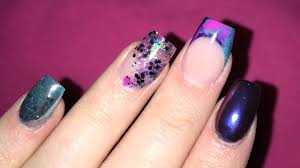 45 short square acrylic nail designs awimina blog. Acrylic Nails Short Square Chrome Youtube