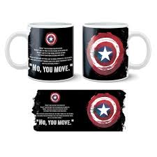 We did not find results for: Titan Merchandise Marvel Captain America Mug No You Move Quote From Marvel Forbiddenplanet Com Uk And Worldwide Cult Entertainment Megastore