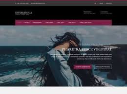 View The Interlingua Template Details Free Website Templates Website Template Free Website