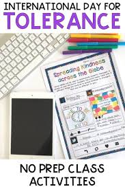 Check Out These Tolerance Activities For Kids They Will Help Build A Classroom Community And Assist Yo Tolerance Activities International Day Teaching Respect