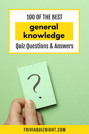 For many people, math is probably their least favorite subject in school. 100 Great General Knowledge Quiz Questions And Answers