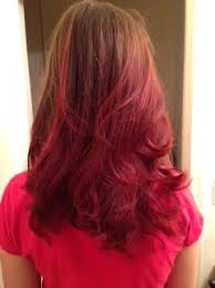 How To Dye Hair With Kool Aid Add 2 3 Packets Of Desired Flavor We Used Cherry Into A Small Mixing Bowl Or Large M Dyed Hair Dyed Red Hair Colored Hair Tips