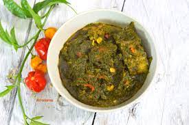 Now it's time to add washed stockfish, banga sauce, dried fish and crayfish. Nigerian Black Soup Edo Esan Omoebe Benin Soup Afrolems Blog