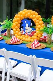 And girls' parties are so much fun to put together. Sonic The Hedgehog Birthday Party Ideas Photo 4 Of 10 Sonic Birthday Sonic Birthday Parties Sonic Party