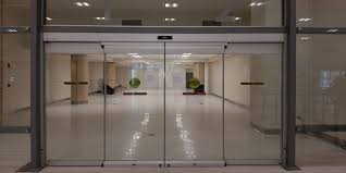 Interior glass doors can be customized to fit your space and personal design aesthetic. Commercial Sliding Glass Entrance Doors Assa Abloy