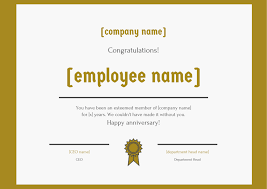 Since the template is blan one can edit it as per. 30 Employee Work Anniversary Ideas Messages Emails And Certifications