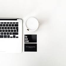 Minimal Monochrome Business Card Design Acmstore Flat Lay Photography Flatlay Styling Flatlay