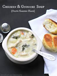 Olive Garden Chicken Gnocchi Soup Hack Redhead Can Decorate