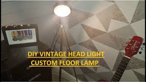 There is no shortage of diy vintage decor ideas to add a touch of nostalgic beauty to your home. Diy Vintage Headlight Custom Floor Light Youtube