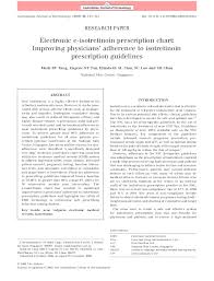 Pdf Electronic E Isotretinoin Prescription Chart Improving