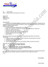 Letter of appointment dear sirs, with reference to our vessel to tuban we would like to appoint you as our agent for. Contoh Surat Penawaran Jasa Transportasi Tours Dan Travel