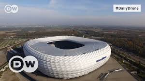 The allianz arena in munich sets a new architectural milestone in stadium design. Dailydrone Allianz Arena Dw Turkce Youtube