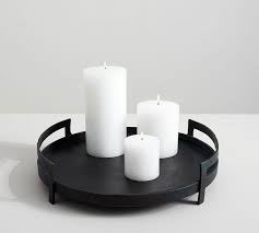 Barrett Cast Candle Decorative Tray Pottery Barn