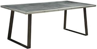 Whether it's a 4 seater set or an. Acme Furniture Dining Table 70105 Aluminum And Gunmetal Appliances Connection