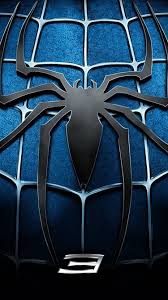 Download Spider Man 3 Blue Chest Logo Iphone 6 Wallpaper Pahlawan Super Laba Laba Wallpaper Ponsel