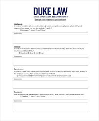 This article will take you through the interviewing and hiring process step by step and help your organization make the best hiring decisions possible. Free 27 Interview Evaluation Forms In Pdf Ms Word Excel